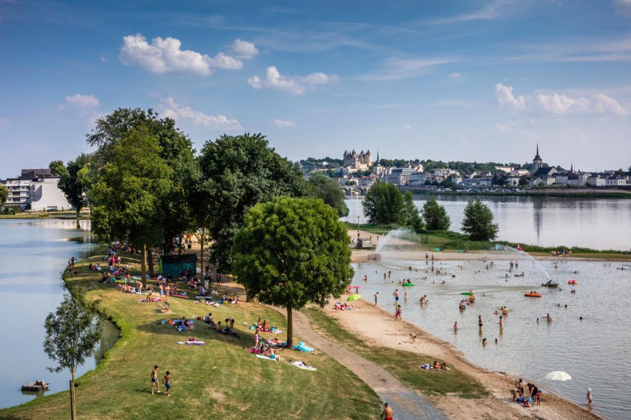 Le Bois Flotte - Maison Au Coeur De La Loire Entre Ville Et Nature Сомюр Экстерьер фото